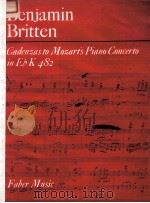 CADENZAS TO MOZART'S PIANO CONCERTO IN EB K482（1967 PDF版）