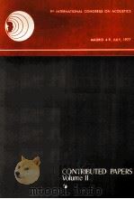 9 INTERNATIONAL CONGRESS ON ACOUSTICS VOLUME 2（1977 PDF版）