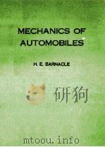 MECHANICS OF AUTOMOBILES（1964 PDF版）