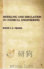 MODELING AND SIMULATION IN CHEMICAL ENGINEERING（1970 PDF版）