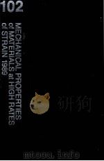 MECHANICAL PROPERTIES OF MATERIALS AT HIGH RATES OF STRAIN 1989（1989 PDF版）
