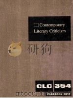 contemporary literary criticism  volume 354  yearbook 2012（ PDF版）