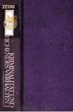 KRIMINALITAT UND ABWEICHENDES VERHALTEN BAND 1（1983 PDF版）