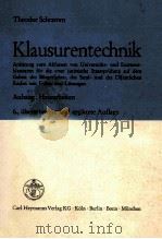 KLAUSURENTECHNIK ANHANG:HAUSARBEITEN（1983 PDF版）