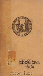 DROIT CIVIL A JOUR AU 1er OCTOBRE 1983 1984 PDF电子版封面 2850380011