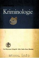 KRIMINOLOGIE 1979 PDF电子版封面 DR.JUR.ULRICH EISENBERG