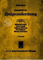 ZIVILPROZEBORDNUNG 15.LIEFERUNG     PDF电子版封面     