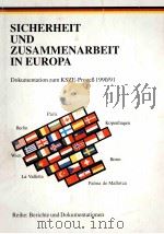 SICHERHEIT UND ZUSAMMENARBEIT IN EUROPA（ PDF版）