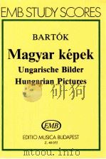 Magyar Képek ungarische bilder Hungarian pictures z.40 055 1953 PDF电子版封面 Béla Bártok