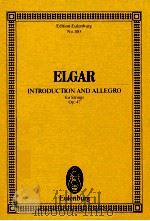 Introduction and Allegro for Strings Op.47（1985 PDF版）