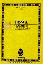 Quartet for 2 Violins Viola and Violoncello D major/D-Dur/Re majeur No.323 PDF电子版封面 3795769914 Cesar Franck