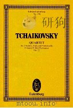 Quartet for 2 Violins Viola and Violoncello F major/F-Dur/Fa majeur Op.22 PDF电子版封面 3795768063 Peter Ilyich Tchaikovsky