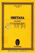 Quartet for 2 Violins Viola and Violoncello D minor/d-Moll/Re mineur No.284 PDF电子版封面 3795763207 Bedrich Smetana