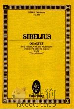 Quartet for 2 Violins Viola and Violoncello D minor/d-Moll/Rr mineur Op.56 PDF电子版封面 3795732030 Jean Sibelius