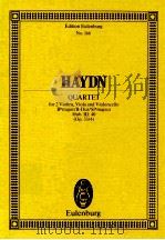 Quartet for 2 Violins Viola and Violoncello Bb major/B-Dur/Sib majeur No.166（ PDF版）