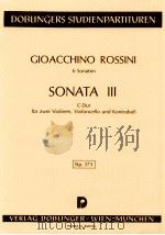 6 Sonaten Sonata Ⅲ in A-Dur fur 2 Violinen Violoncello und Kontrabaβ Stp.373（1977 PDF版）