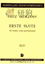Erste suite fur Violine Viola und KontrabaB Stp.51（1957 PDF版）