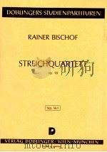 streichquartett Stp.561 op.18 1986 PDF电子版封面