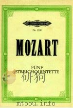 Funf Streichquintette nr.1038（ PDF版）
