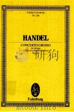 Concerto Grosso for Strings A minor/a-Moll/La mineur Op.6/4 PDF电子版封面