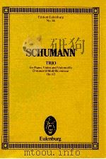 trio for Piano Violin and Violoncello D minor/d-Moll re mineur op.63（ PDF版）