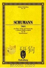 trio for Piano Violin and Violoncello A minor/a-Moll/La mineur op.88 PDF电子版封面 3795761707