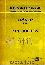 Sinfonietta 1964 PDF电子版封面 David Gyula