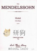 Octet E flat major op.20 PDF电子版封面 Felix Mendelssohn