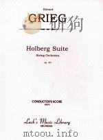 Holberg Suite String orchestra op.40 PDF电子版封面 Edvard Grieg