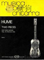 Hume Two Pieces for three Guitars(orig.:for three lyra viols）（1990 PDF版）