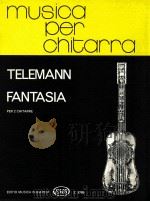 Telemann Fantasia per 2 Chitarre z.8765（1979 PDF版）