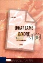 What Came Before (wat voorafging) strings D 2010 6045 014 PDF电子版封面 Jo De Taeye