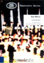 Ave Maria for Clarinet Quartet(2 Bb Alto or Basset Horn & Bass PDF电子版封面 Franz Schubert