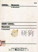 Movement for String Quartet（1962 PDF版）