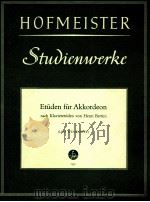 STUIENWERKE PDF电子版封面 HOFMEISTER