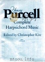 Complete harpsichord music book one（ PDF版）