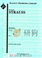 suite in b flat op.4conductor's score（ PDF版）