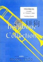 Two Pieces Trombone Quartet PDF电子版封面 Gesualdo