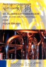 Andante di Albrechtsberger for four brass（7 PDF版）