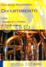 Divertimento for trumpe horn & trombone 1958 PDF电子版封面