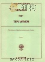 Sonata for ten winds(Sonata para Diez Instumentos de Viento) 1983 PDF电子版封面