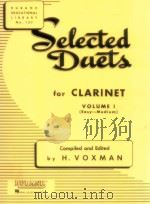 Selected Duets for Clarinet Volume Ⅰ(Easy-Medium) no.137（ PDF版）