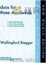 duo for three woodwinds op.35 PDF电子版封面