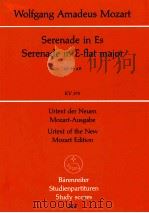 Serenade in Es a6 et a8 KV 375 1979 PDF电子版封面