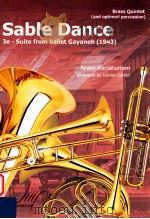 Sable Dance 3e-Suite from ballet Gayaneh(1943) Brass Quintet PDF电子版封面