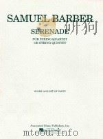 Serenade for String Quartet or string orchestra（1942 PDF版）