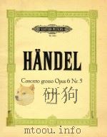 Concerto grosso Opus 6 Nr.5 PDF电子版封面 Handel