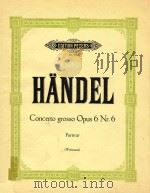 Concerto grosso Opus 6 Nr.6 PDF电子版封面 Handel