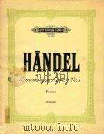 Concerto grosso Opus 6 Nr.7 PDF电子版封面 Handel