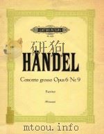 Concerto gross Opus 6 Nr.9 PDF电子版封面 Handel